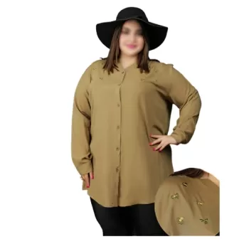 مانتو نخی بزرگ گلدوزی کد 214