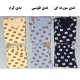 ست تیشرت و شلوار نخی زنانه راحت و سبک مناسب استفاده روزمره با طراحی فانتزی کد 198