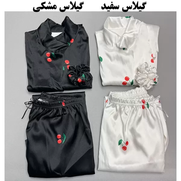 بلوز و شلوار زنانه ساتن مدل کد 222 مناسب برای مهمانی رسمی و راحتی در منزل با طراحی جذاب و کیفیت بالا