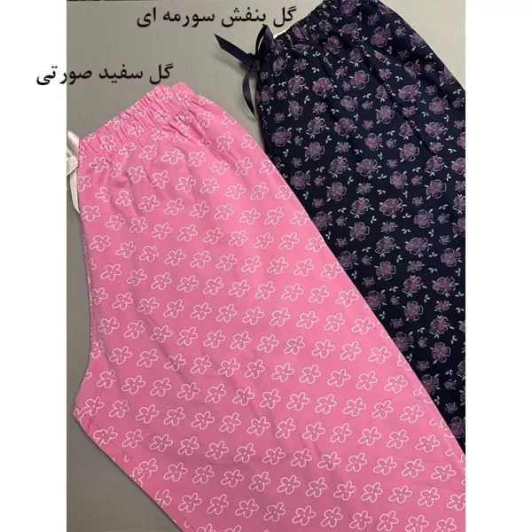 شلوار زنانه راحتی نخ پنبه کد 210 مناسب استفاده روزمره با طراحی ساده و کیفیت بالا